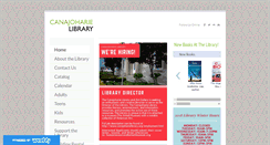 Desktop Screenshot of canajoharielibrary.org